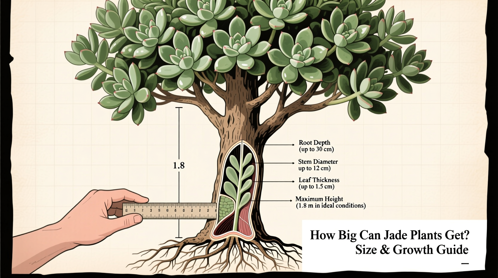 How Big Can Jade Plants Get? Size & Growth Guide