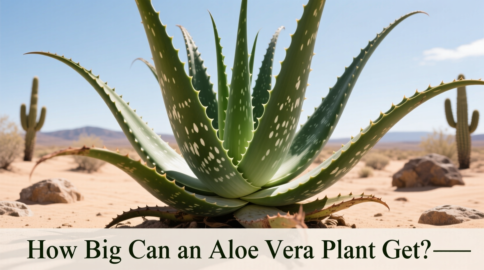 How Big Can an Aloe Vera Plant Get?