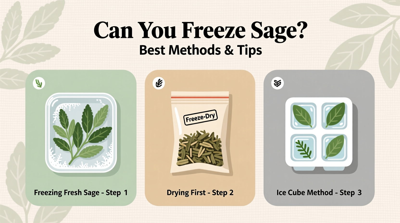 Can You Freeze Sage? Best Methods & Tips