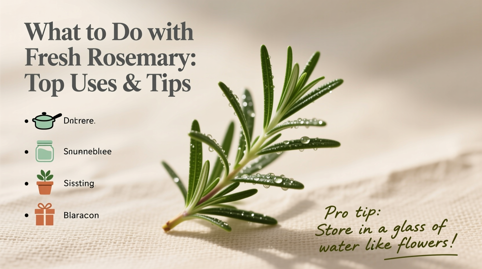 What to Do with Fresh Rosemary: Top Uses & Tips