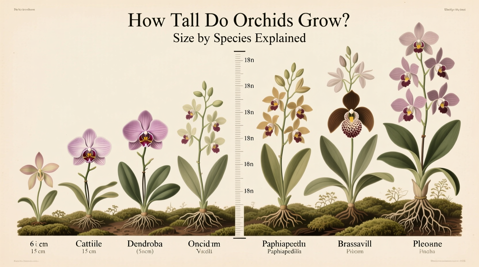 How Tall Do Orchids Grow? Size by Species Explained