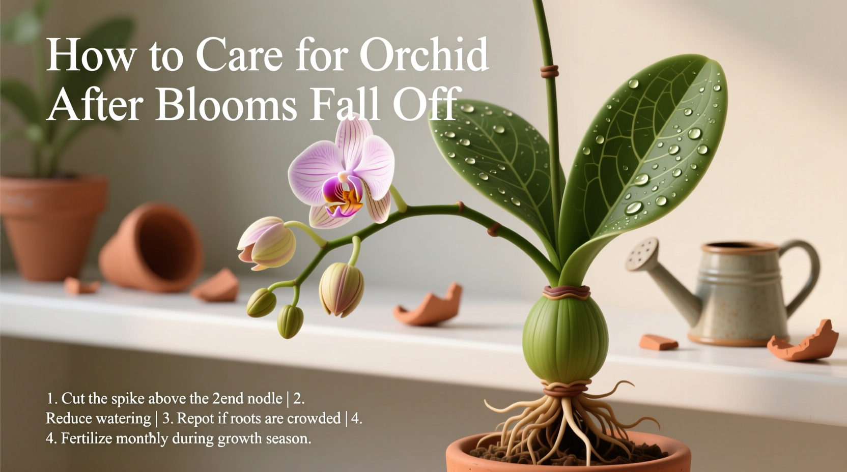 How to Care for Orchid After Blooms Fall Off