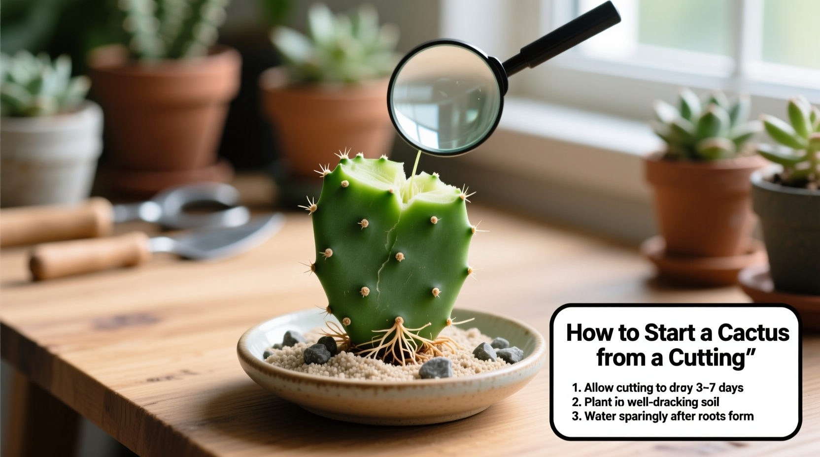 How to Start a Cactus from a Cutting