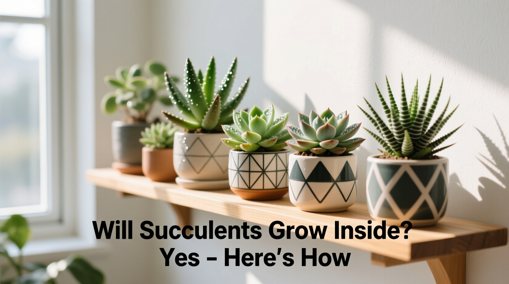 Will Succulents Grow Inside? Yes – Here's How