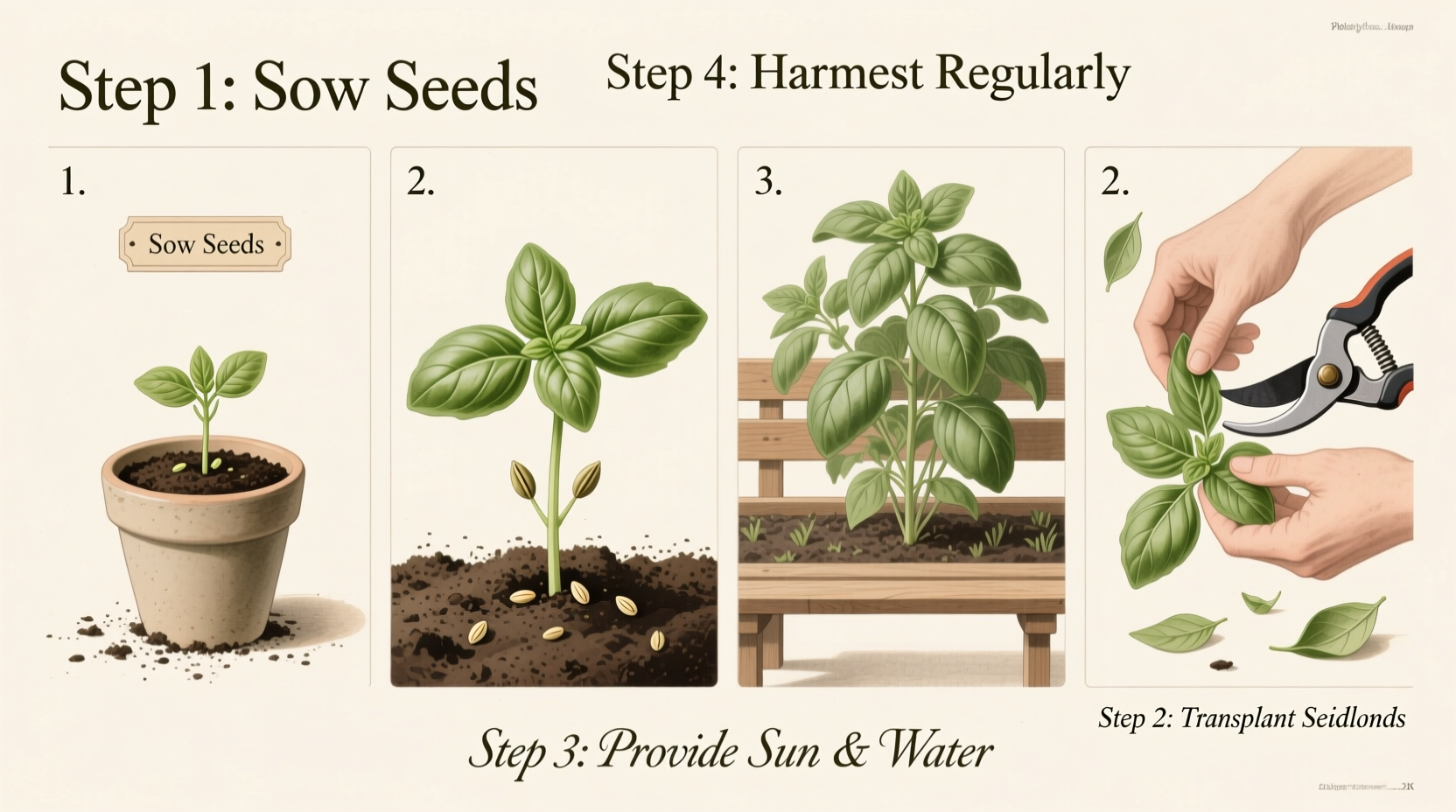 How to Grow Basil from Seeds: Step-by-Step Guide