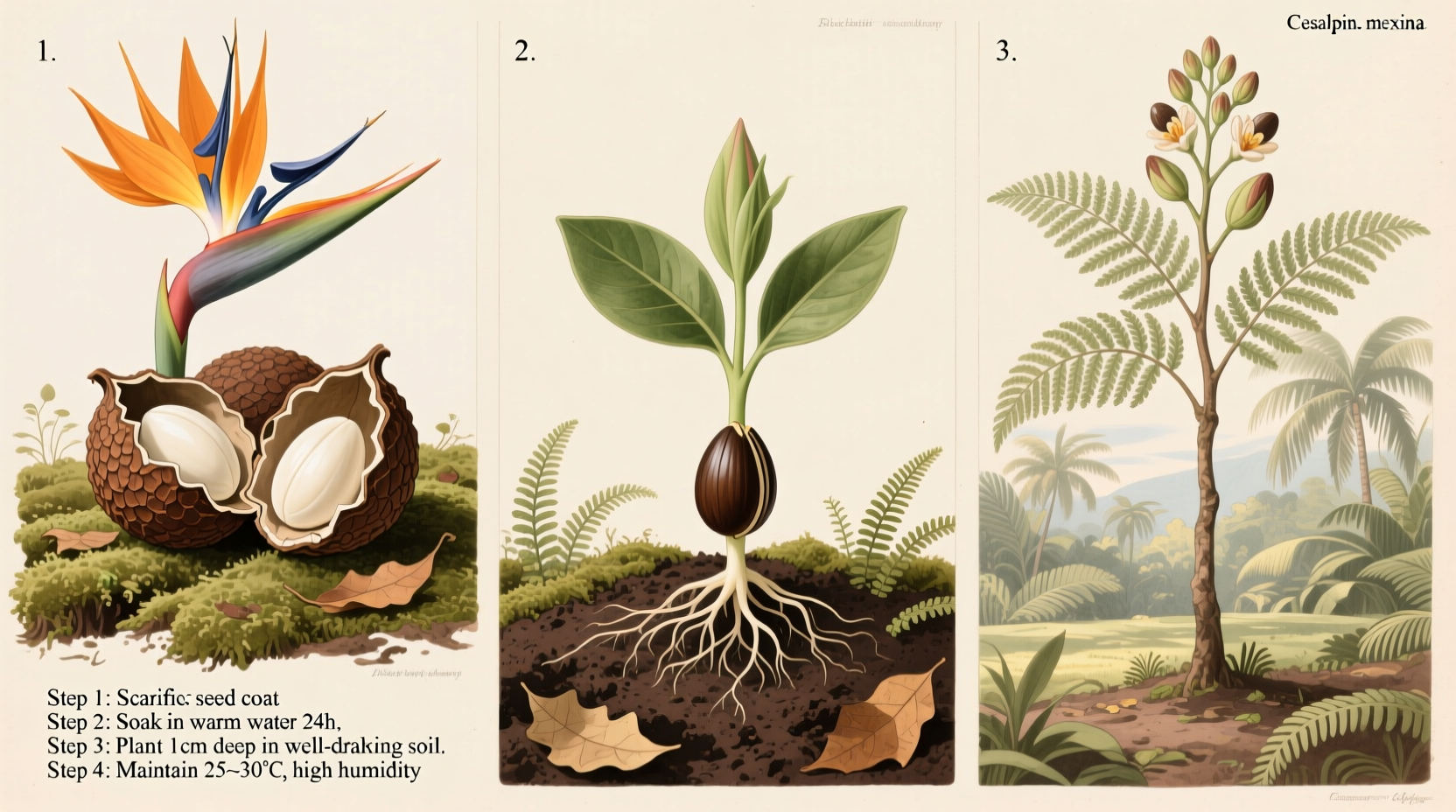 How to Plant Mexican Bird of Paradise Seeds