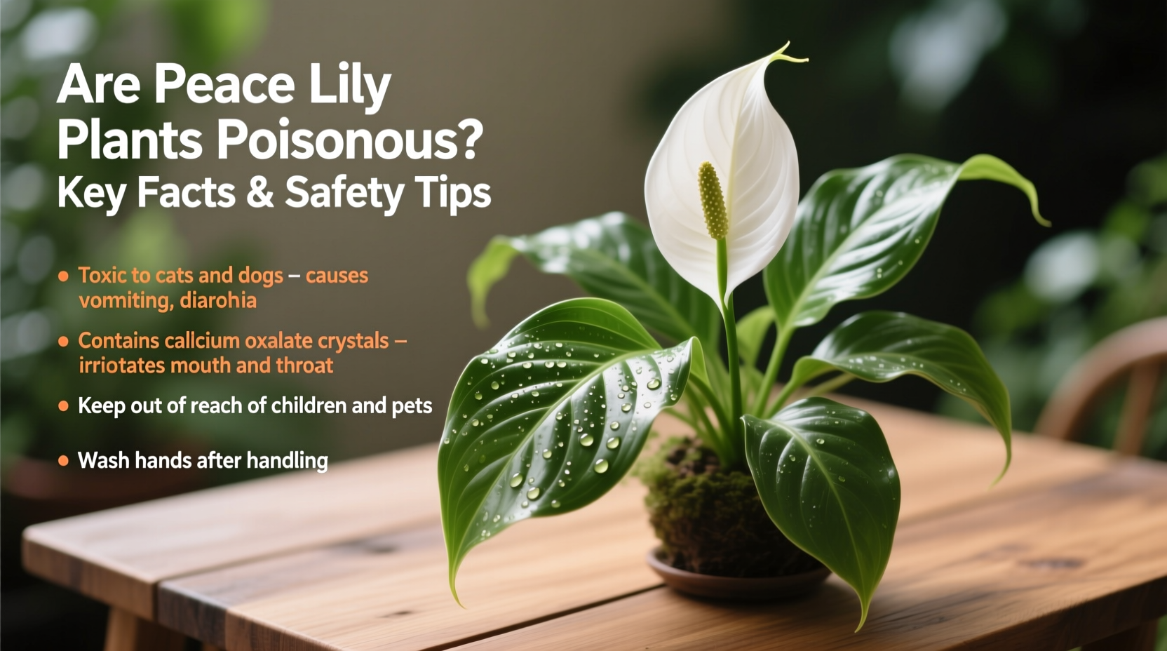 Are Peace Lily Plants Poisonous? Key Facts & Safety Tips