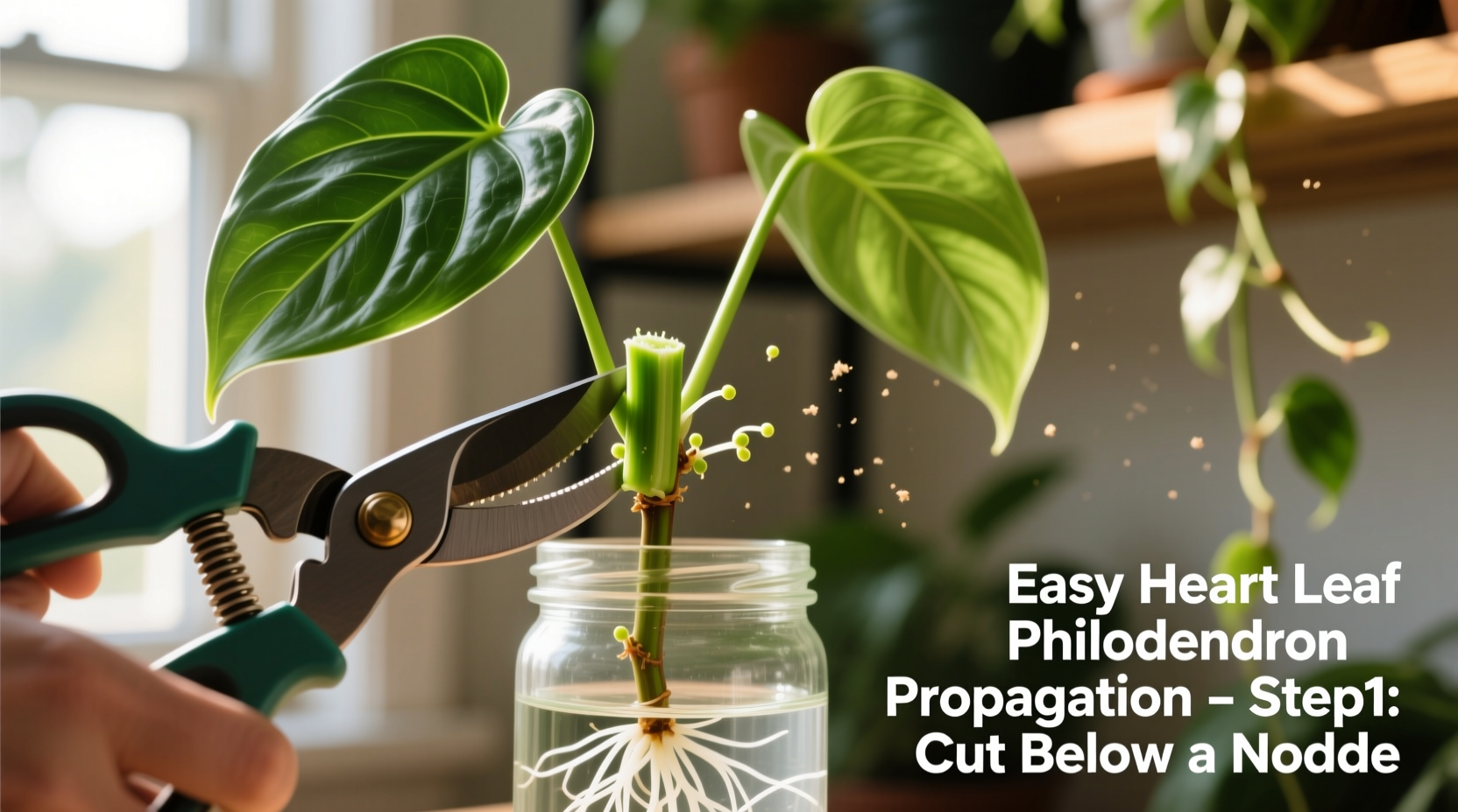 How to Propagate a Heart Leaf Philodendron Easily