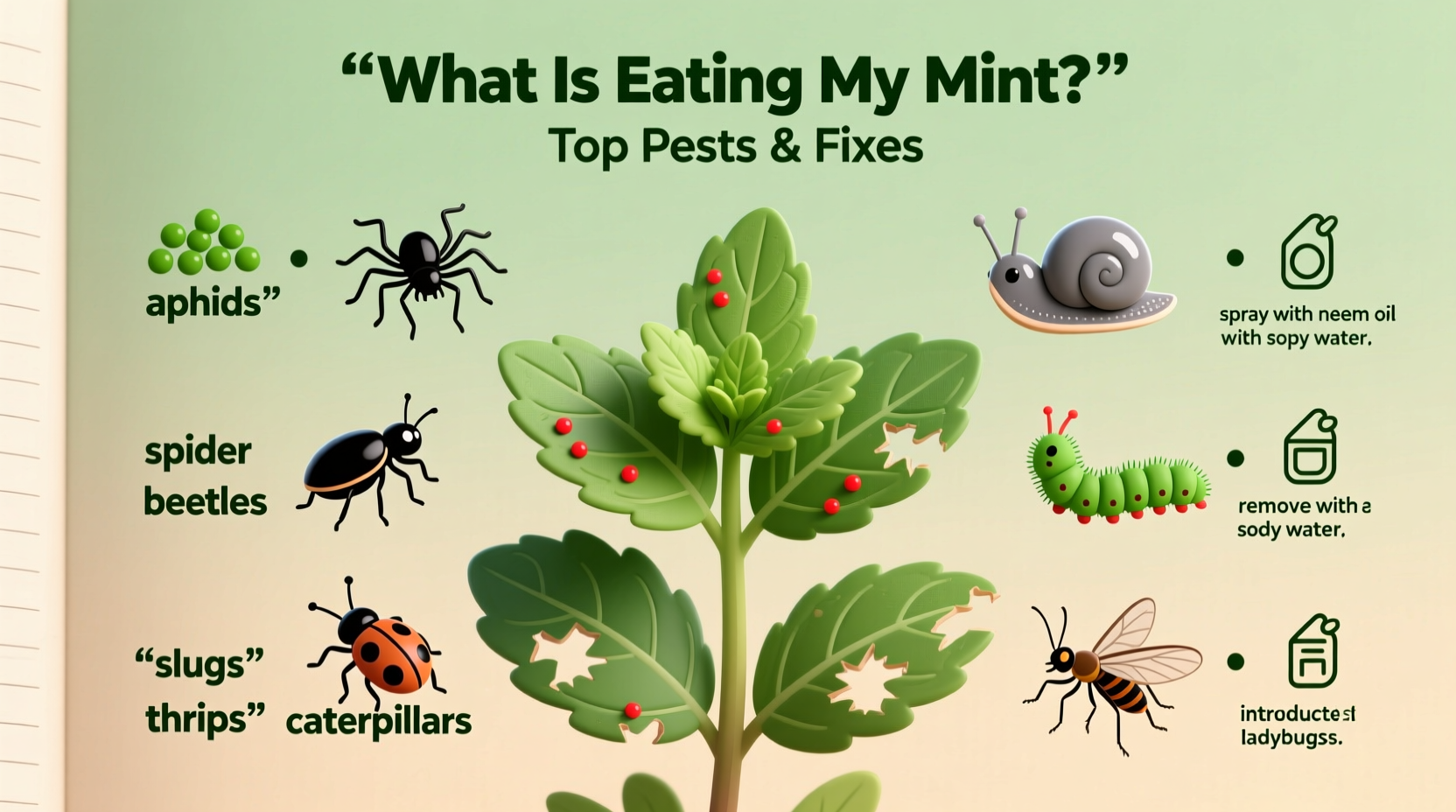 What Is Eating My Mint? Top Pests & Fixes