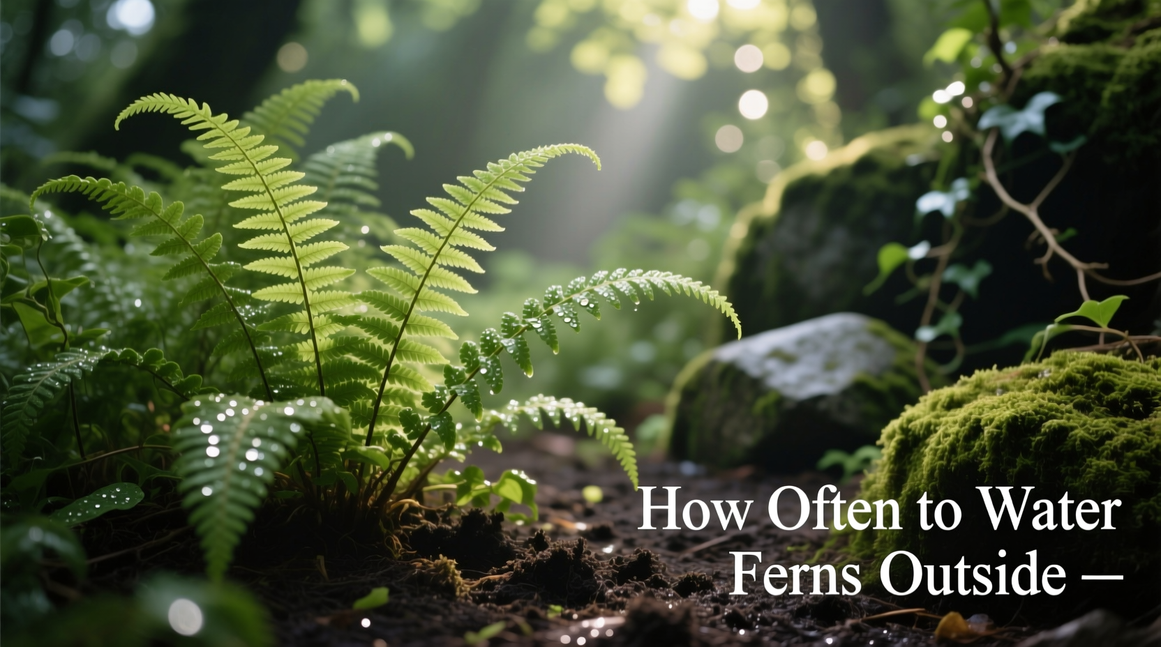 How Often to Water Ferns Outside