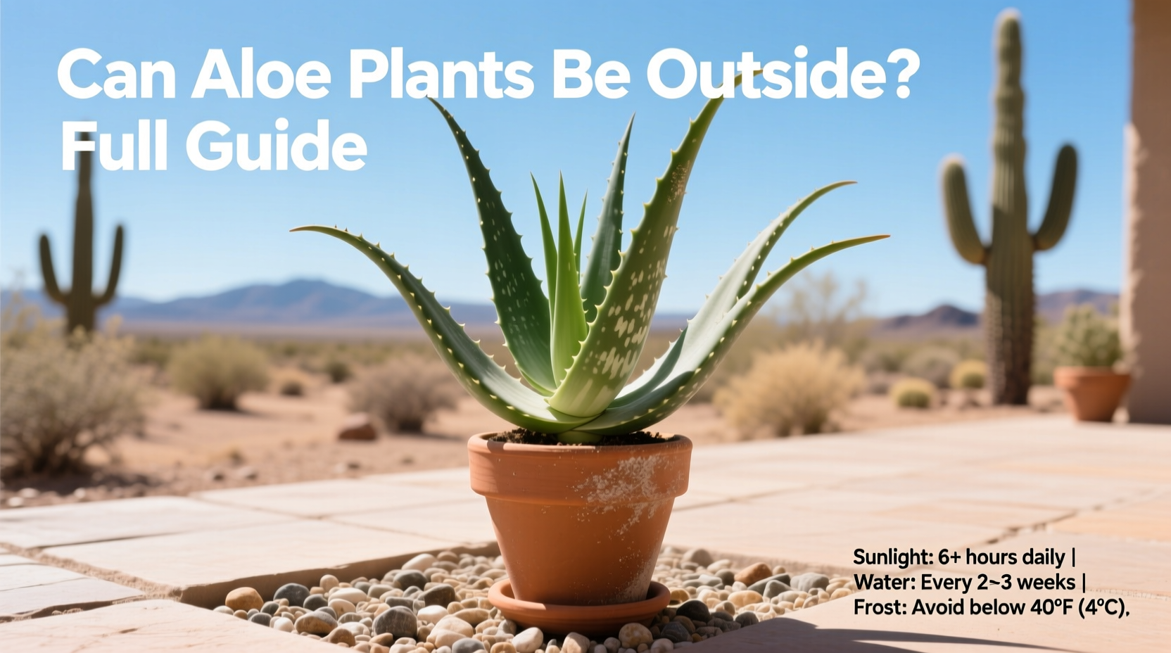 Can Aloe Plants Be Outside? Full Guide