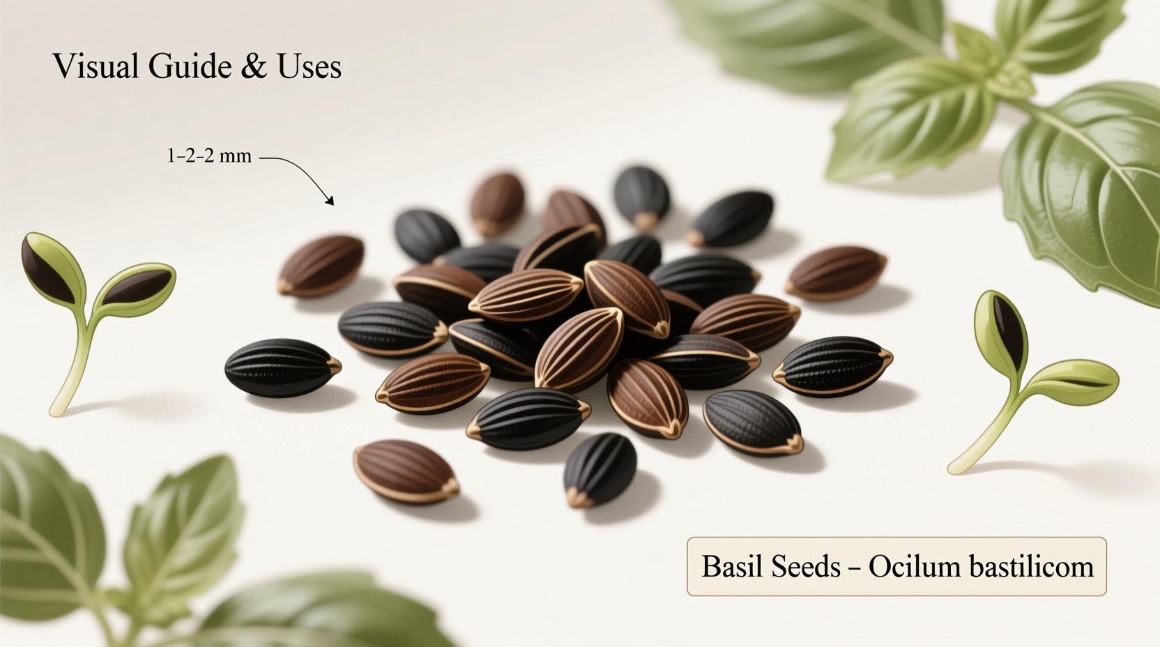 What Do Basil Seeds Look Like? Visual Guide & Uses