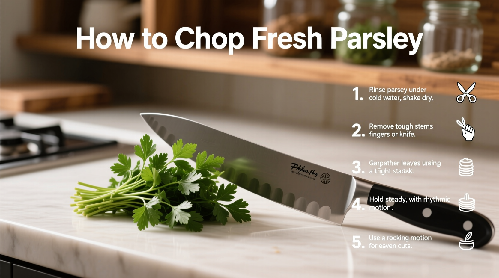 How to Chop Fresh Parsley: Step-by-Step Guide