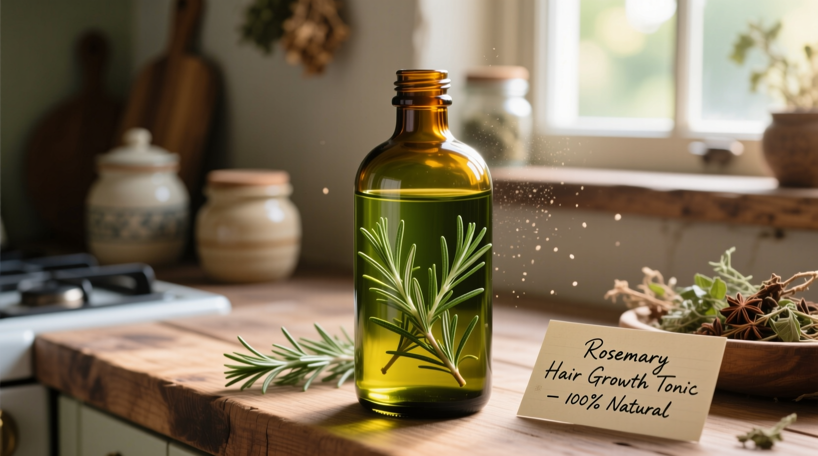 How to Make Rosemary Hair Oil at Home