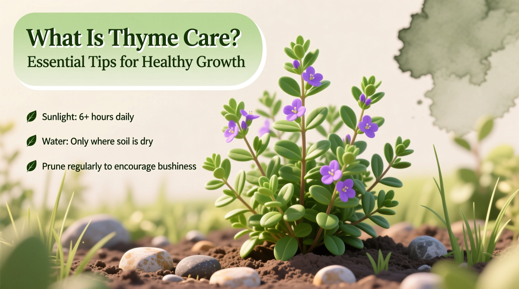 What Is Thyme Care? Essential Tips for Healthy Growth