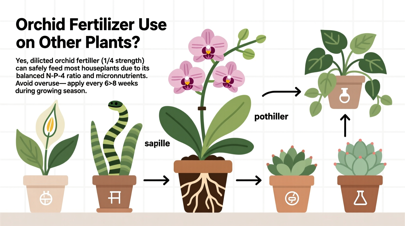 Can I Use Orchid Fertilizer on Other Plants Safely?