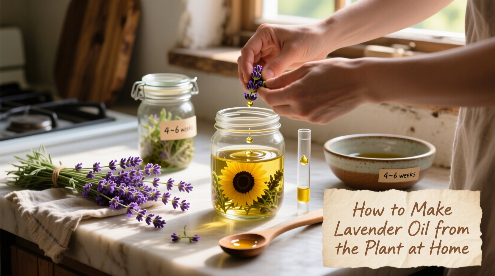 How to Make Lavender Oil from the Plant at Home