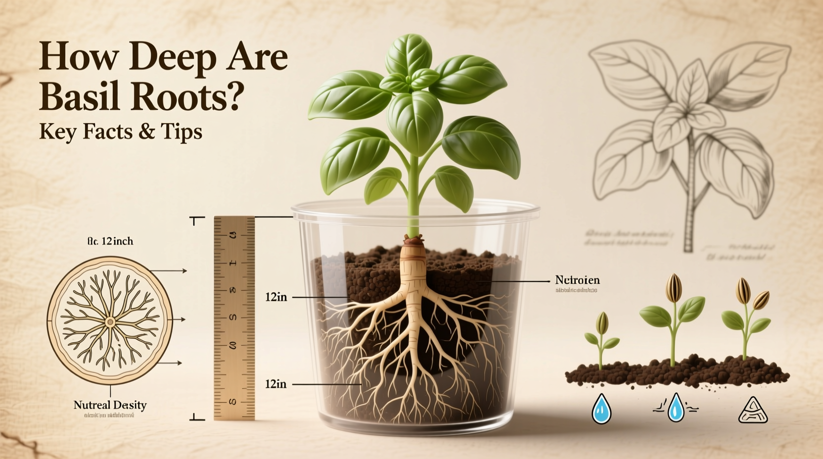 How Deep Are Basil Roots? Key Facts & Tips