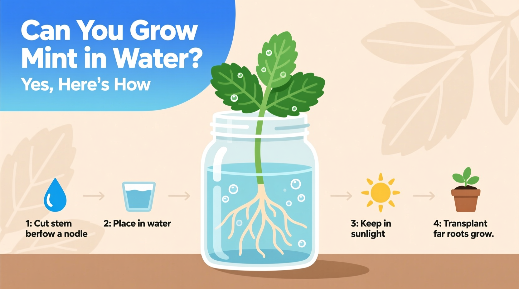 Can You Grow Mint in Water? Yes, Here's How