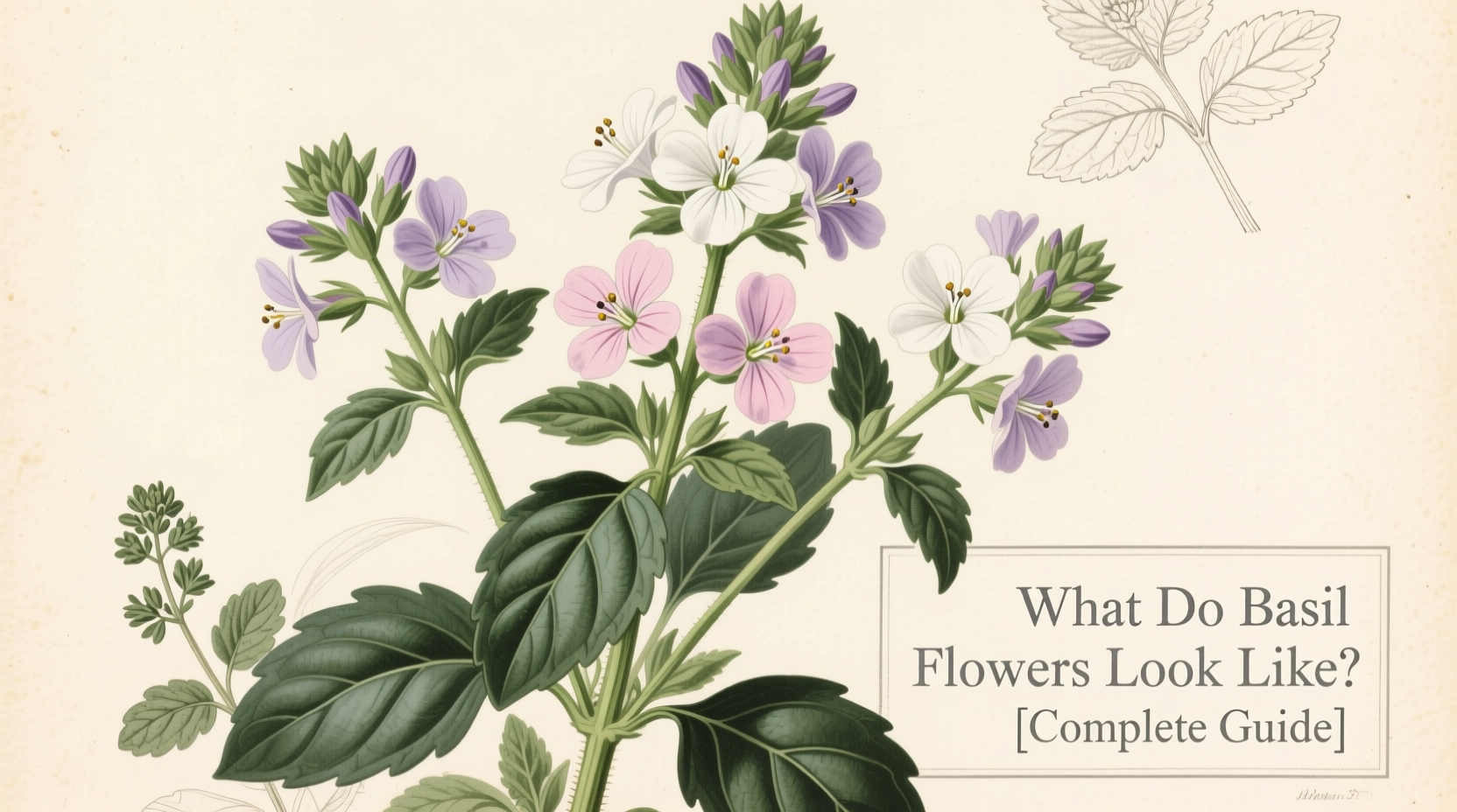 What Do Basil Flowers Look Like? [Complete Guide]