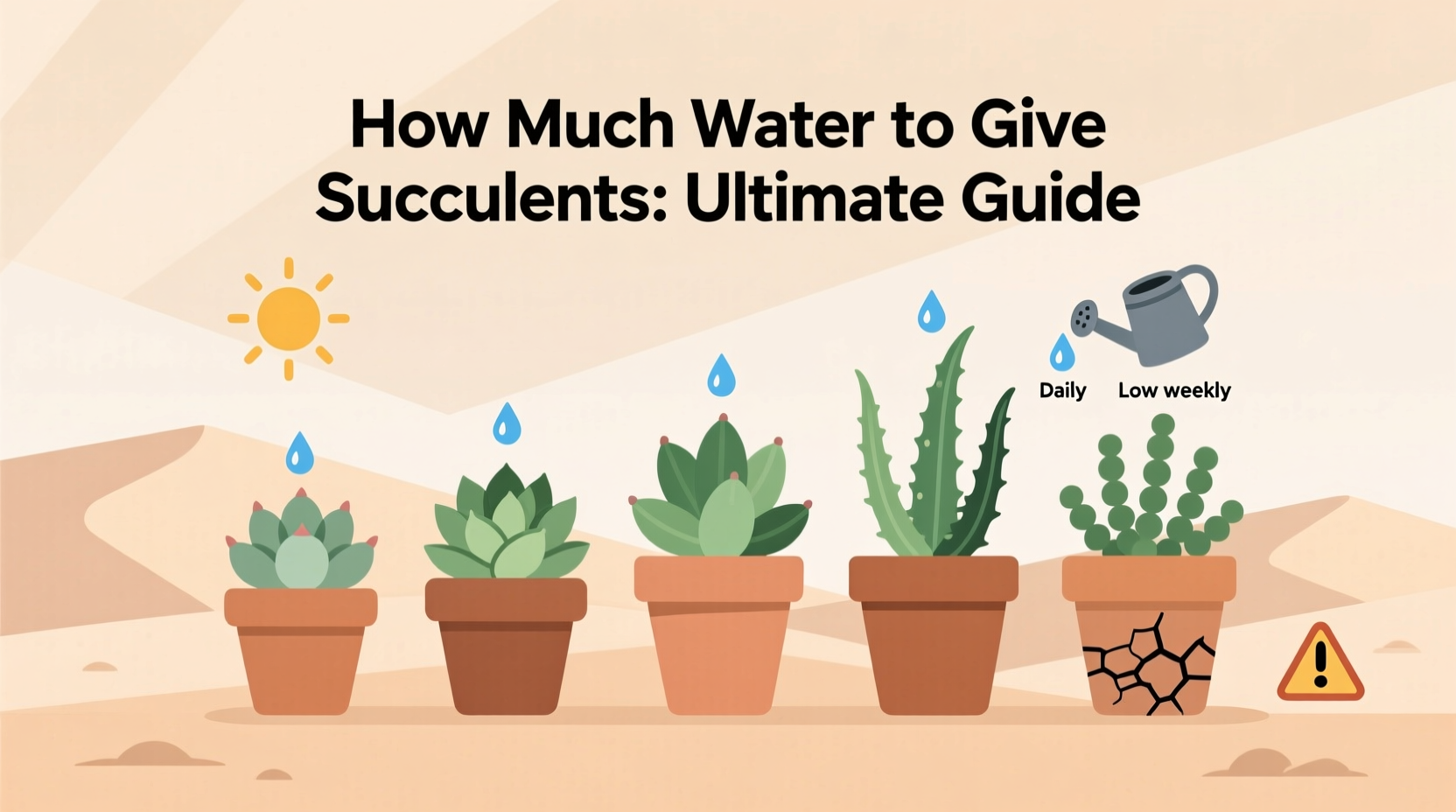How Much Water to Give Succulents: Ultimate Guide
