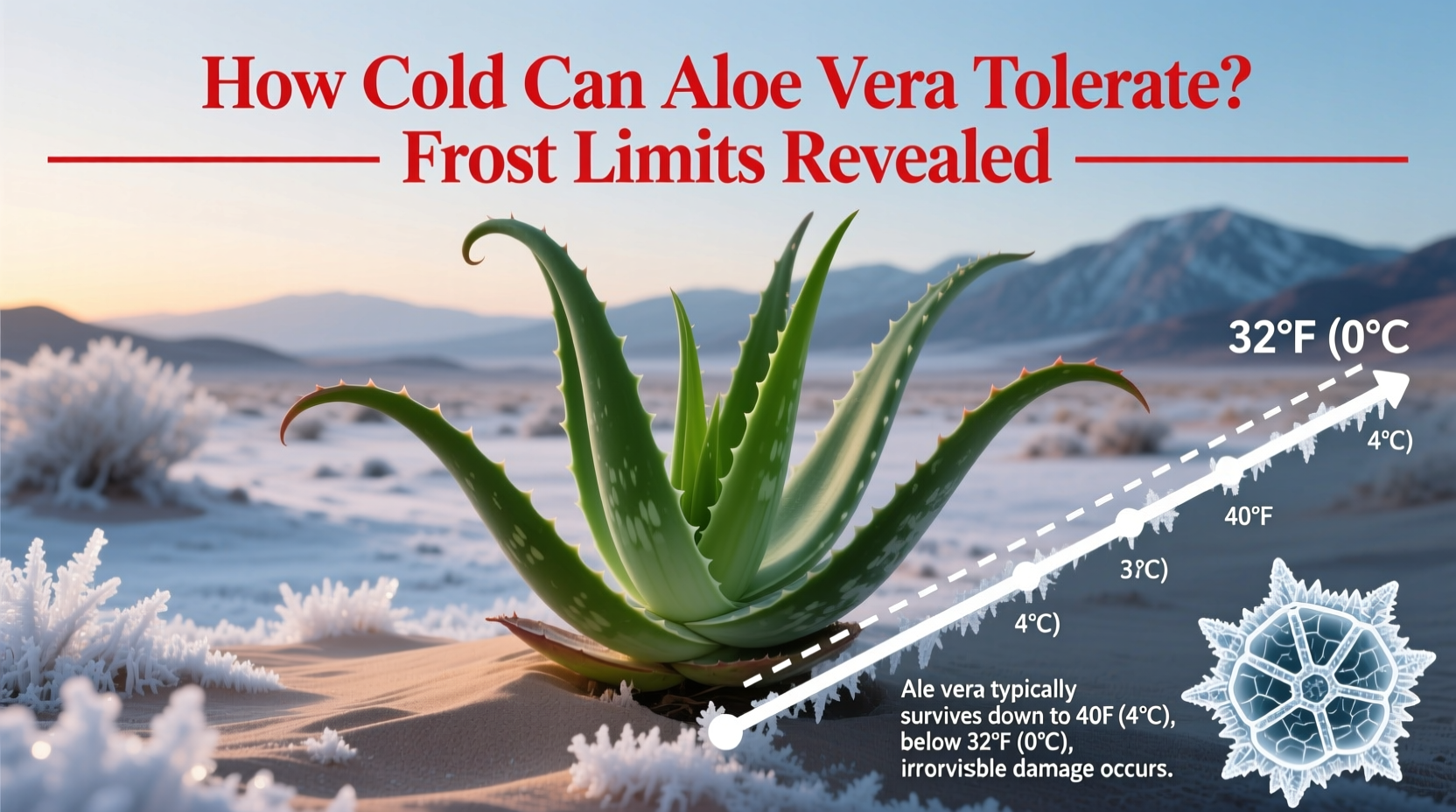 How Cold Can Aloe Vera Tolerate? Frost Limits Revealed