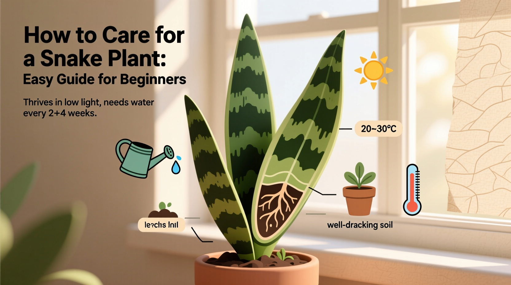 How to Care for a Snake Plant: Easy Guide for Beginners