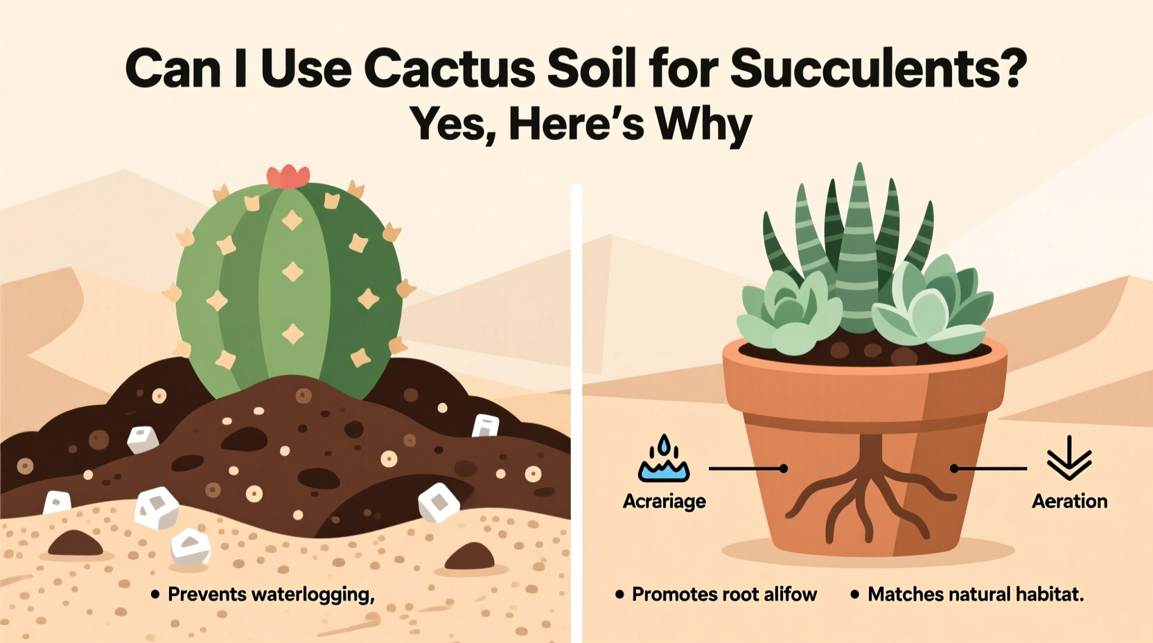 Can I Use Cactus Soil for Succulents? Yes, Here's Why