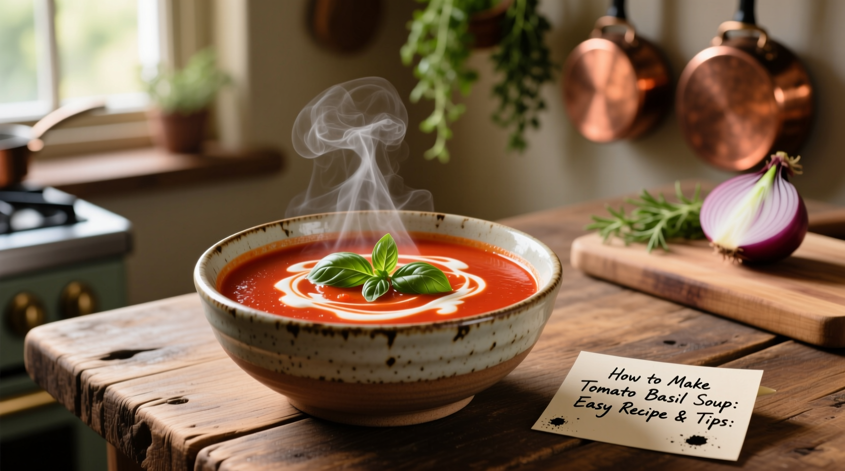 How to Make Tomato Basil Soup: Easy Recipe & Tips