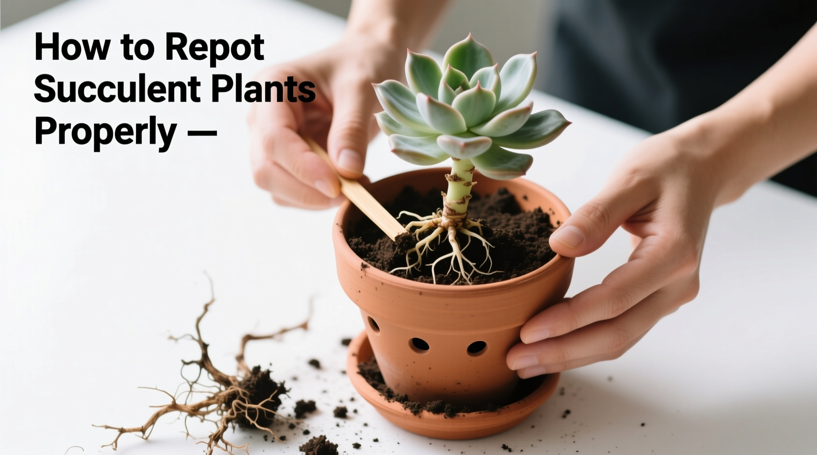 How to Repot Succulent Plants Properly