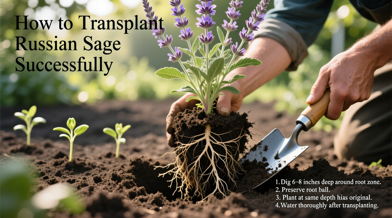 How to Transplant Russian Sage Successfully