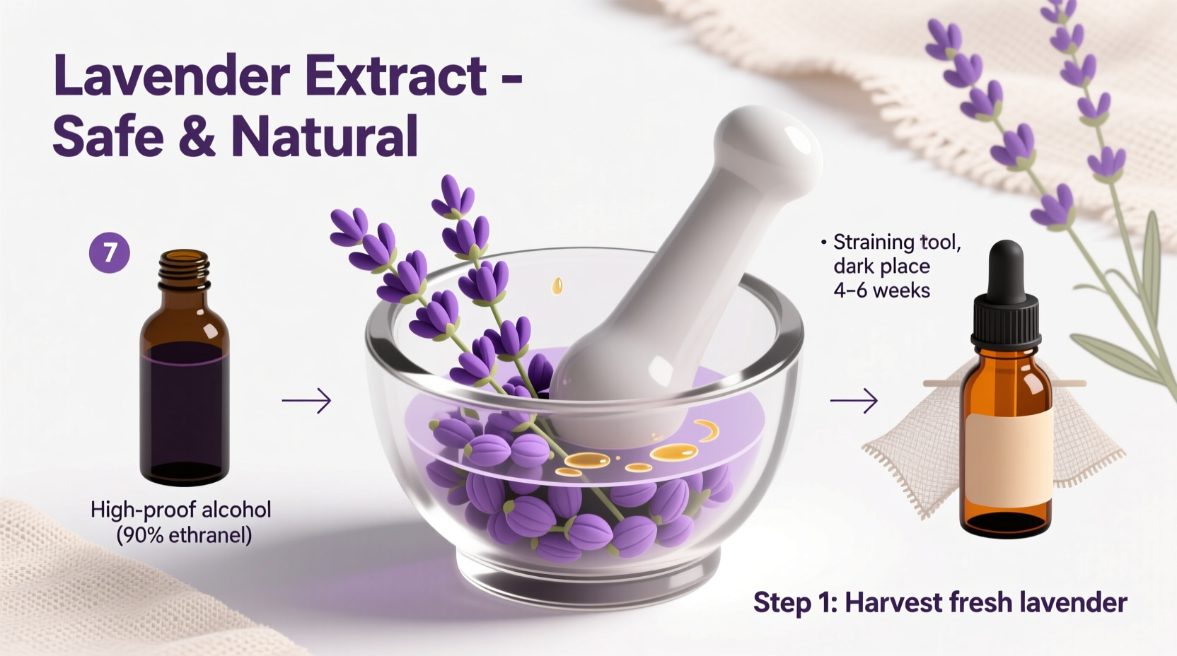 How to Make Lavender Extract at Home Safely