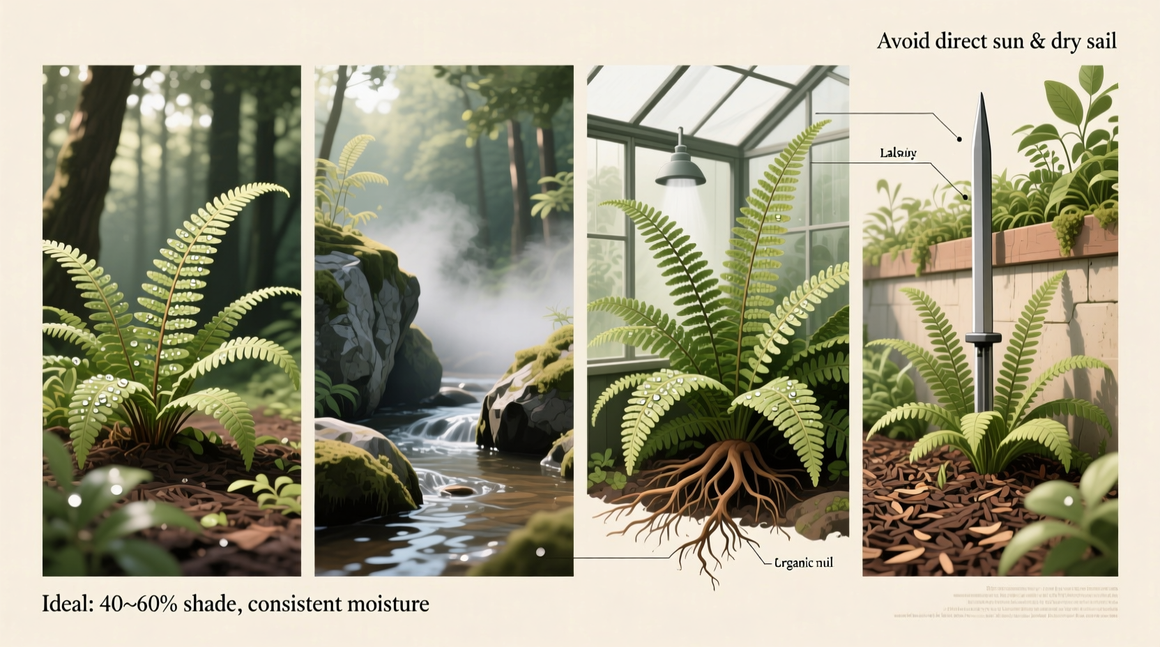 Where to Plant Ferns: Best Spots for Thriving Growth