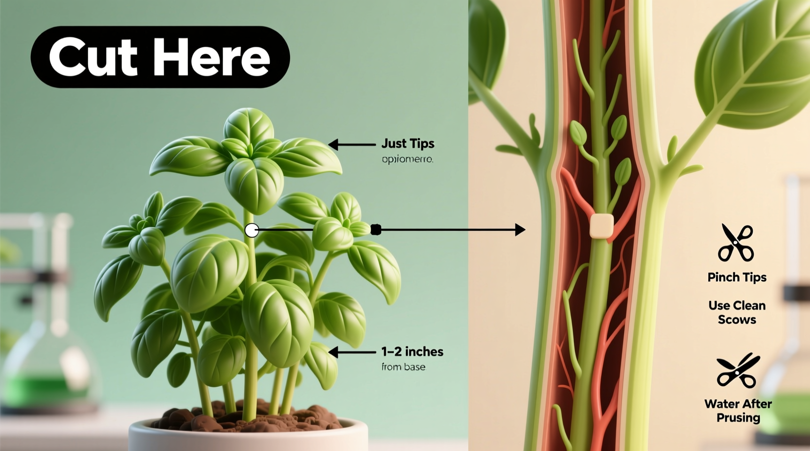 Where to Cut Basil to Regrow: Expert Pruning Guide
