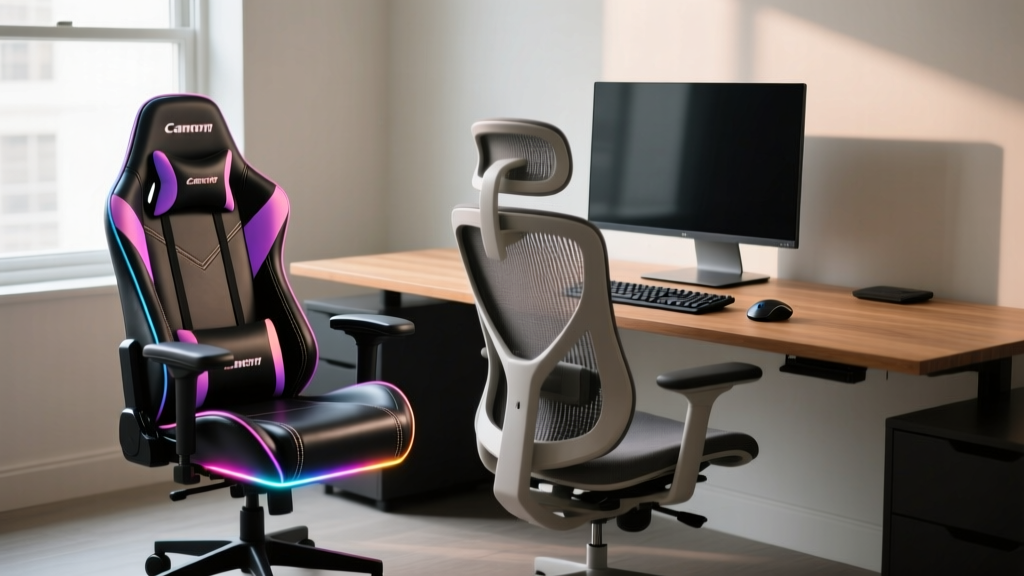Gaming Chair Vs Office Chair Comfort Comparison