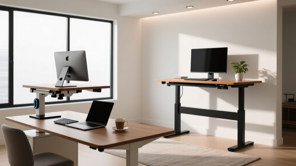 Sit Stand Desk Converters Vs Full Standing Desks