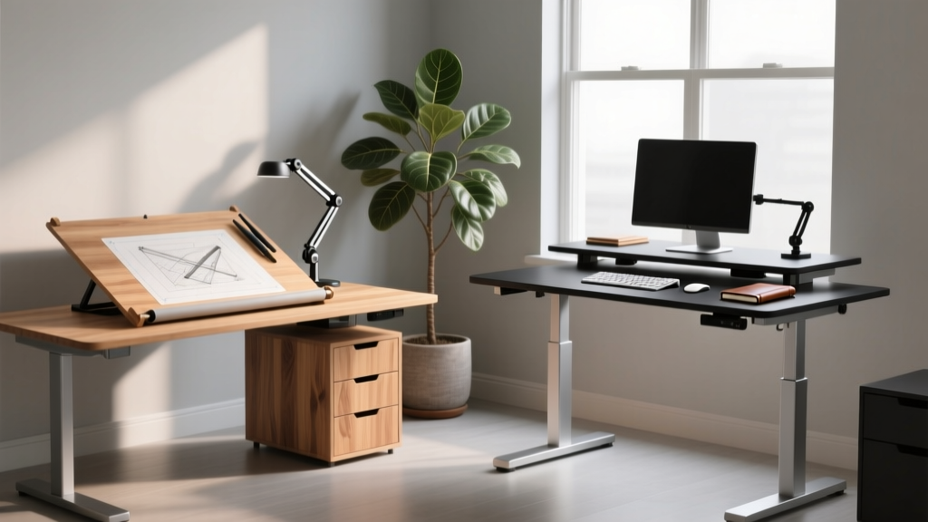 Drafting Tables Vs Standing Desks Creative Workspaces