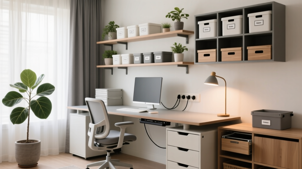 12 Home Office Storage Ideas That Stay Organized