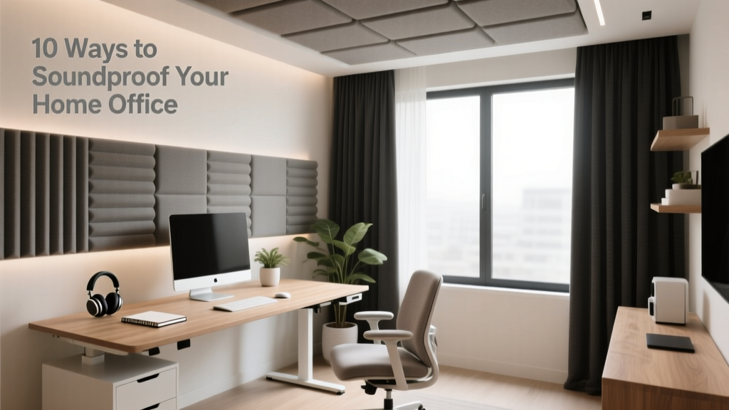 10 Ways To Soundproof Your Home Office