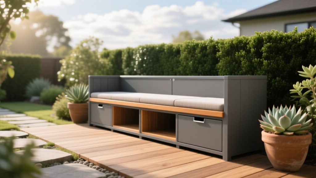 Outdoor Storage Benches Seating Meets Organization