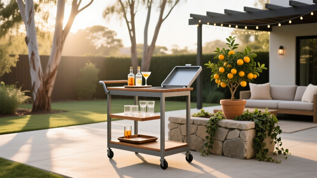 Best Outdoor Bar Carts For Backyard Entertaining