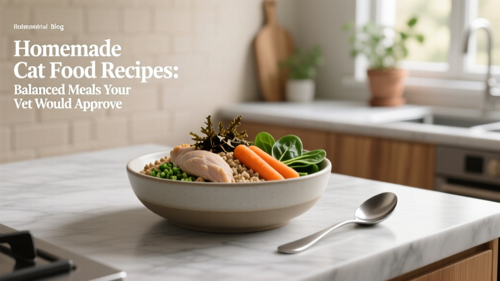 Homemade Cat Food Recipes: Balanced Meals Your Vet Would Approve