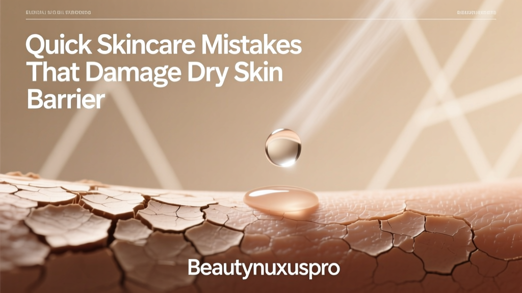 Quick Skincare Mistakes That Damage Dry Skin Barrier