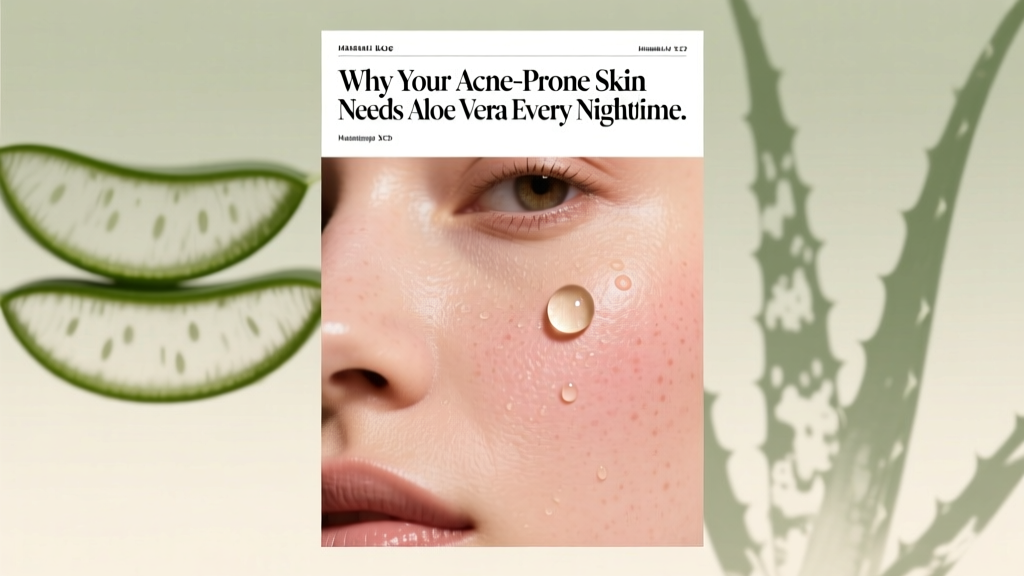 Why Your Acne Prone Skin Needs Aloe Vera Every Nighttime