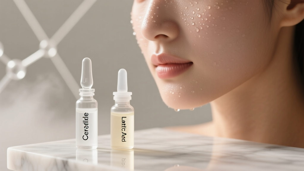 Dull Skin Hydration Guide Ceramide Vs Lactic Acid
