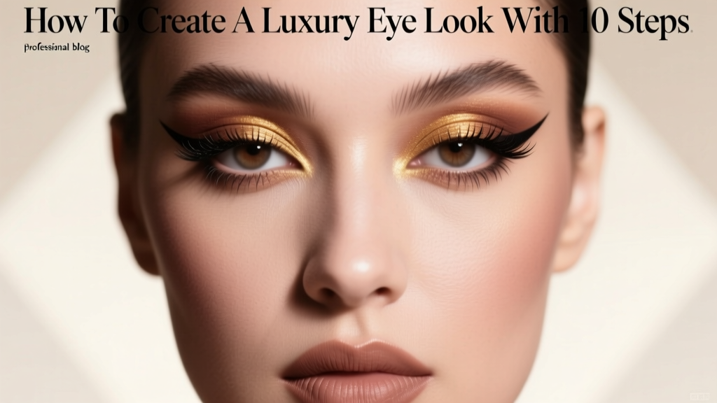How To Create A Luxury Eye Look With 10 Steps
