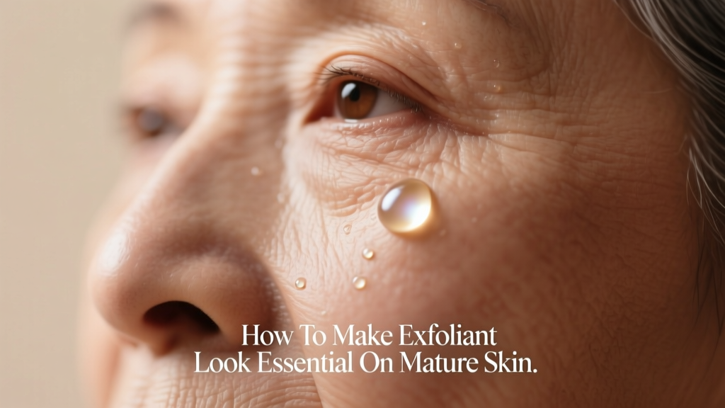How To Make Exfoliant Look Essential On Mature Skin