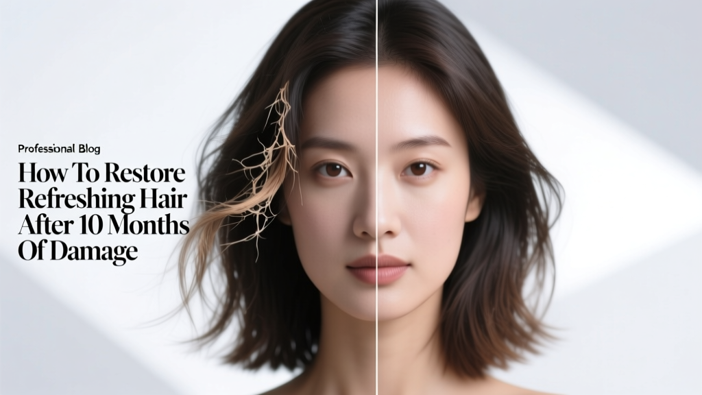 How To Restore Refreshing Hair After 10 Months Of Damage