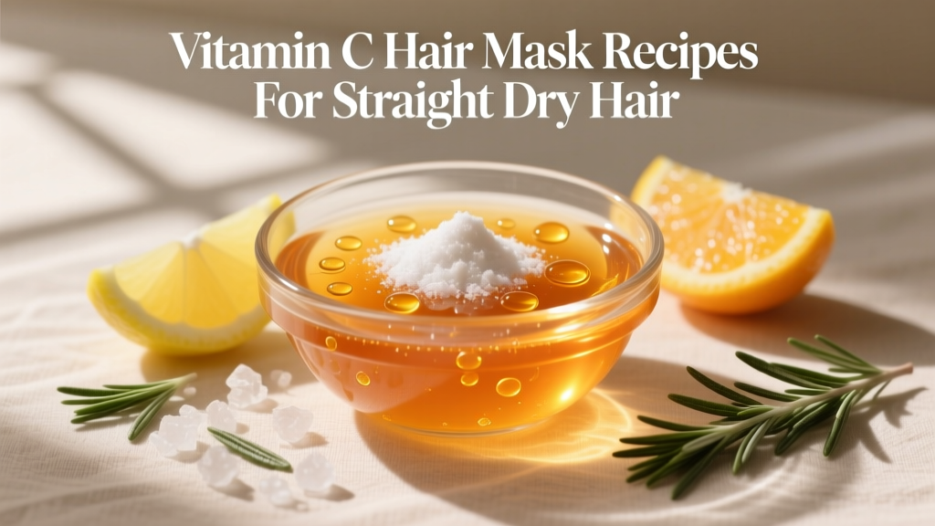 Vitamin C Hair Mask Recipes For Straight Dry Hair