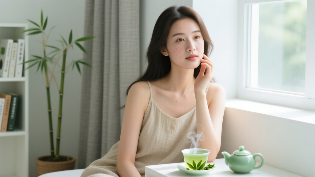 How Green Tea Reduces Wrinkles On Acne Prone Skin Naturally